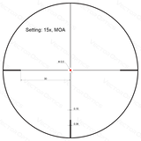 Vector Optics Alcance de rifle Forester 3-15x50SFP 