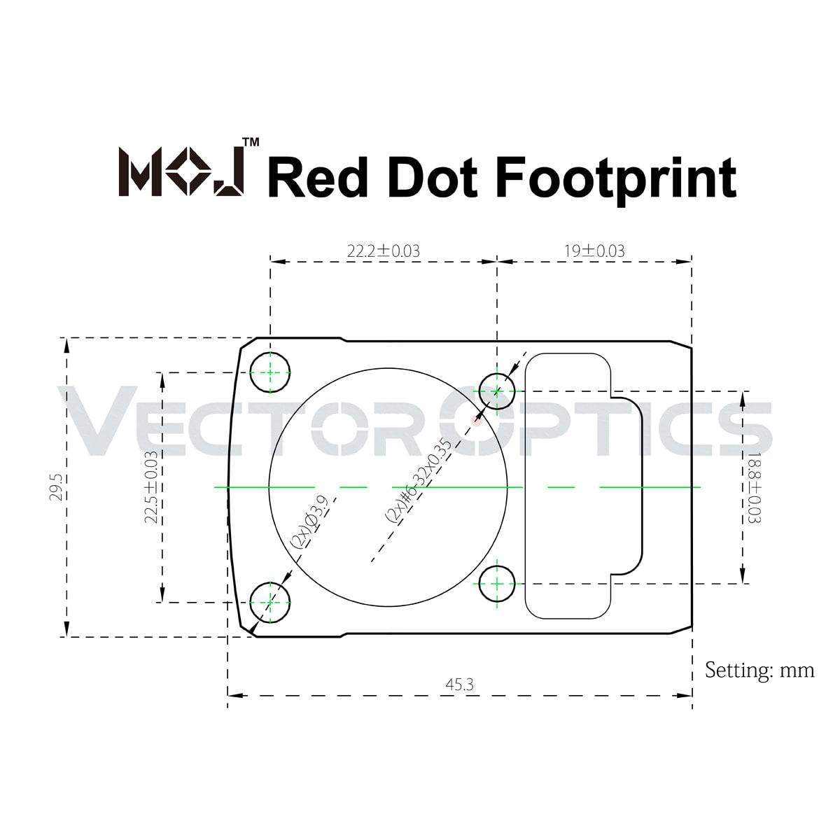 Vector Optics Frenesí 1x22x26 MOS visor de punto rojo 