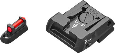 CZ P-07, CZ P-09 mira ajustable con fibra óptica