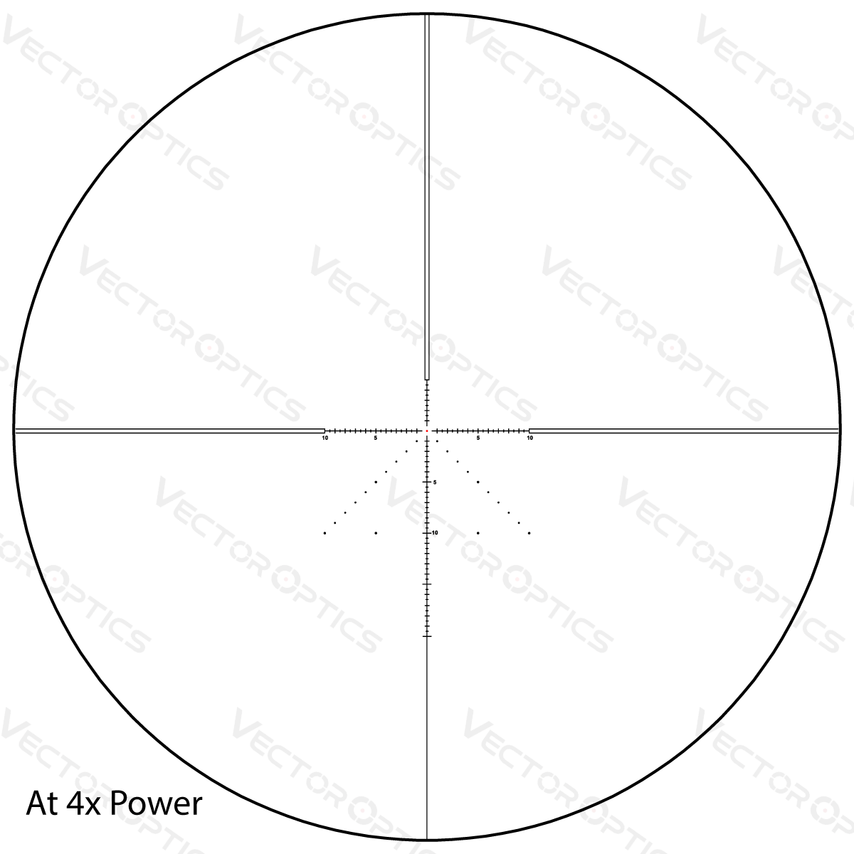 Vector Optics Veyron 4-16x44 IR Alcance de rifle iluminado de primer plano focal 