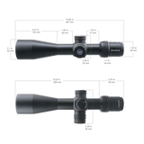 Vector Optics Veyron 4-16x44 IR Alcance de rifle iluminado de primer plano focal 